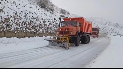  ۸۰۰ کیلومتر باند از محور‌های مواصلاتی شهرستان‌های سرخه و مهدیشهر برف روبی شد