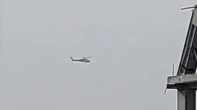  تصاویر پرواز هلی کوپتر روسی در آسمان تهران