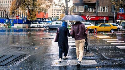 بارش برف و باران در بیشتر مناطق کشور/ کاهش دما تا جمعه