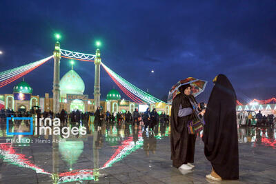  شب نیمه شعبان در مسجد جمکران