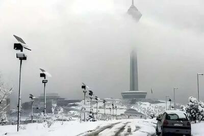  کاهش محسوس دما و بارش برف و باران در تهران