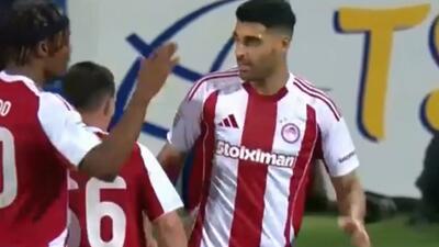 گل دوم المپیاکوس به آستراس توسط مهدی طارمی