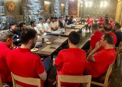 دیدار تاج با ملی‌پوشان فوتسال پیش از نیمه‌نهایی آسیا