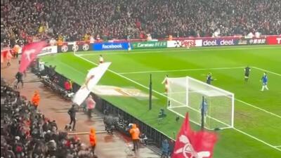 گل لحظه آخری آرسنالی ها از زاویه هواداران