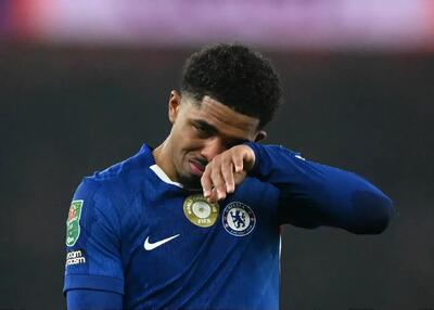 گریه ستاره چلسی پس از حذف مقابل آرسنال