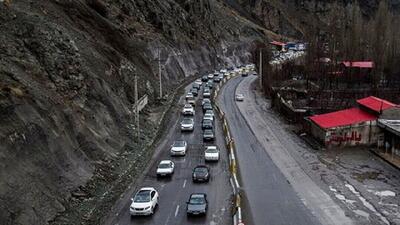 یک‌طرفه شدن مجدد جاده چالوس برای مدیریت بار ترافیکی سنگین