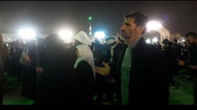  جشن نیمه شعبان در مسجد جمکران+ فیلم