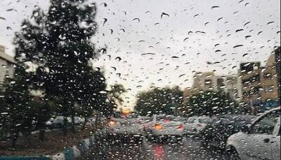  بارندگی، وزش باد شدید و کاهش دید افقی