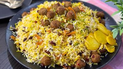  تهیه ساطری پلو مشهدی خوشمزه؛ قدم به قدم