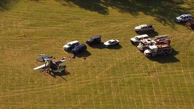  سقوط یک هواپیمای سبک/ 2 نفر جان باختند