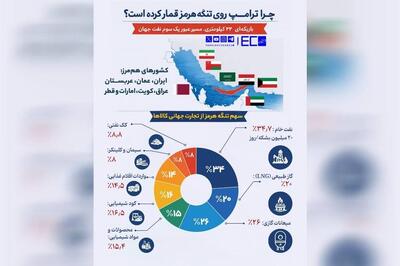 چرا ترامپ روی تنگه هرمز قمار کرده است؟