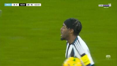 گل اول نیوکاسل به منچستر سیتی (الانگا)