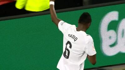 گل اول والنسیا به بیلبائو (عمر صدیق)