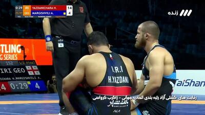 پیروزی حسن یزدانی مقابل حریف گرجستانی و راهیابی به فینال