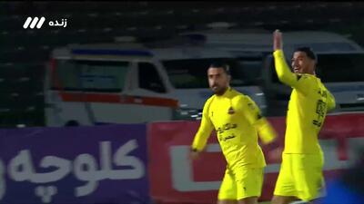 ویدیو: گل دوم شمس‌آذر به استقلال توسط سهیل فداکار