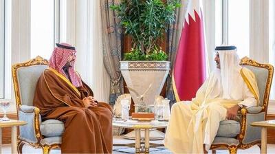  رایزنی وزیر دفاع عربستان با امیر قطر درباره تحولات منطقه