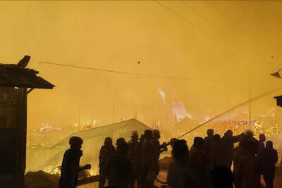 آتش‌سوزی گسترده در جنوب فیلیپین؛ هزاران نفر آواره شدند