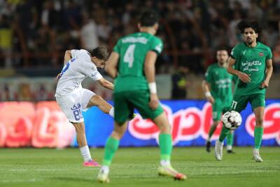 پیروزی استقلال برابر شمس آذر در نیمه اول/ خوش شانسی برای آبی‌پوشان - پارس فوتبال