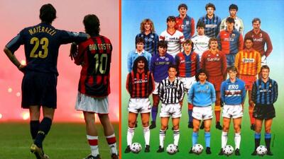 چرا باشگاه‌های ایتالیایی به پیراهن‌های دو رنگ علاقه دارند؟  - پارس فوتبال