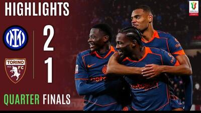 ویدیو| خلاصه بازی اینتر ۲ - تورینو ۱/ نراتزوری به نیمه نهایی رسید - پارس فوتبال
