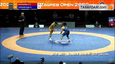  باخت تحقیرآمیز حسن یزدانی با نتیجه 13-3 برابر حریف آمریکایی در فینال مسابقات کشتی رنکینگ کرواسی - پارس فوتبال