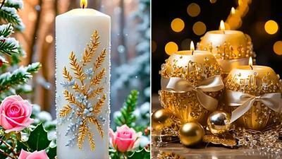  شمع رومیزی لوکس؛ ایده های خلاقانه برای طراحی فضای شیک