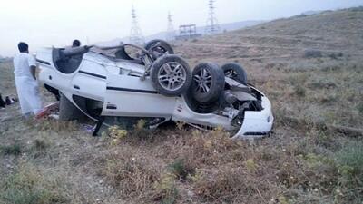 واژگونی خودروی سمند در جاده سربیشه با 5 کشته و مصدوم