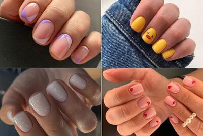  17 مدل ناخن کوتاه؛ مدل های ساده، فرنچ، بادومی، مربعی، گرد و ...