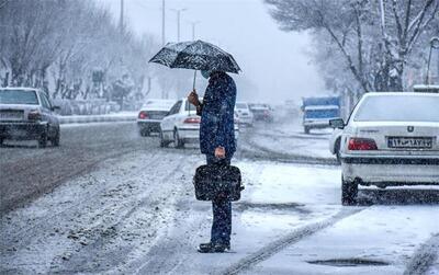 برف و باران در اصفهان؛ شروع موج سرما