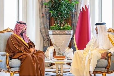  وزیر دفاع عربستان با امیر قطر درباره تحولات منطقه رایزنی کردند