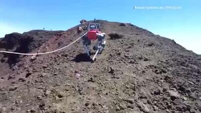 یک سگ رباتیک برای کاوش در کوه اتنا فرستاده شده است