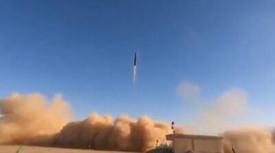  لحظات پرتاب موشک مرگبار جدید ایران با 16 ماخ سرعت