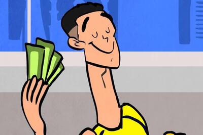 رفتن بنزما به الهلال و درخواست رونالدو از النصر برای خرج کردن بیشتر به روایت انیمیشن عمر مومنی