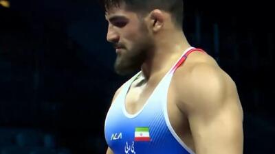 پیروزی قاطع عظیمی در وزن 92 کیلوگرم