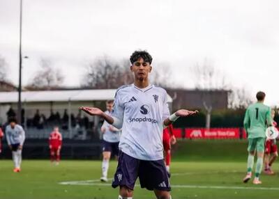 مسی کوچک در تمرین منچستریونایتد!