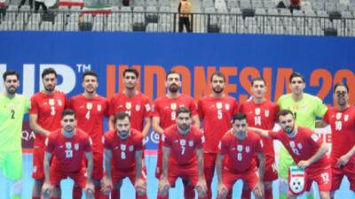  تیم ملی فوتسال ایران فینالیست شد