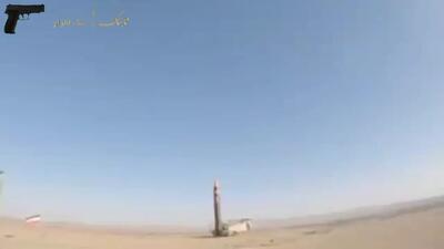  لحظات پرتاب موشک مرگبار جدید ایران با 16 ماخ سرعت