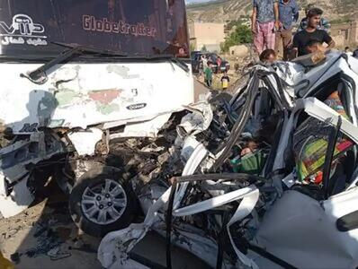  تصادف تیبا و اتوبوس با ۳ کشته در سمنان