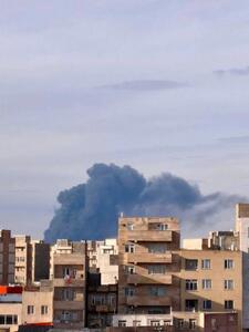  دود مهیبی که در آسمان اردبیل مشاهده شد