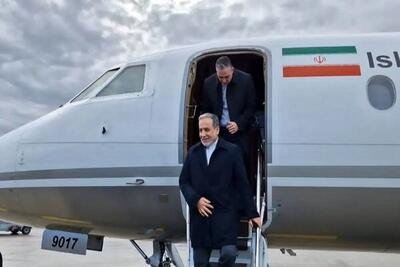  استقبال قطری‌ها از عراقچی در فرودگاه دوحه