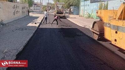  بهره‌برداری از ۱۶۰ هزار مترمربع آسفالت در محلات سرپل‌ذهاب همزمان با دهه فجر
