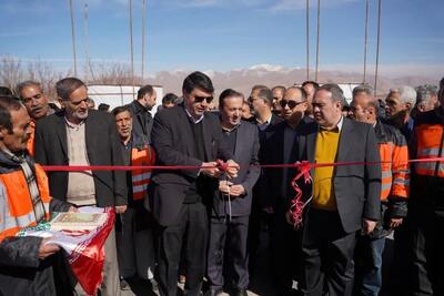  پروژه‌های بهسازی و آسفالت راه‌های روستایی آوج افتتاح شد