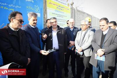  افتتاح همزمان ۵ پروژه بزرگ توزیع برق در استان مرکزی با حضور استاندار