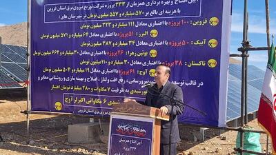  نوذری: تمرکز دولت بر رفع ناترازی برق و توسعه نیروگاه‌های خورشیدی است
