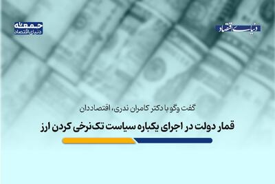  ریسک دولت در اجرای یکباره سیاست تک‌نرخی کردن ارز؛ حواسمان به تولیدکنندگان کالاهای اساسی باشد