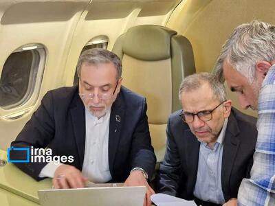  ببینید/ هیات مذاکره کننده ایرانی در پرواز مسقط