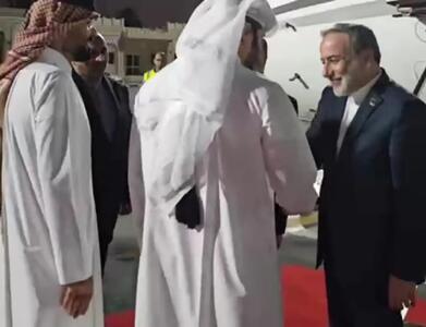  عراقچی در صدر یک هیأت دیپلماتیک  وارد دوحه شد + فیلم