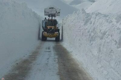  ببینید / بارش ۳ متری برف در الیگودرز لرستان