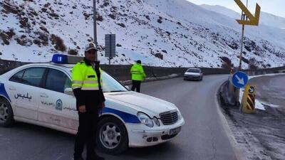  پلیس راه: جاده هراز یکطرفه شد