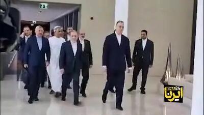  ببینید| عزیمت وزیر امور خارجه به محل دیدار با وزیر امور خارجه عمان